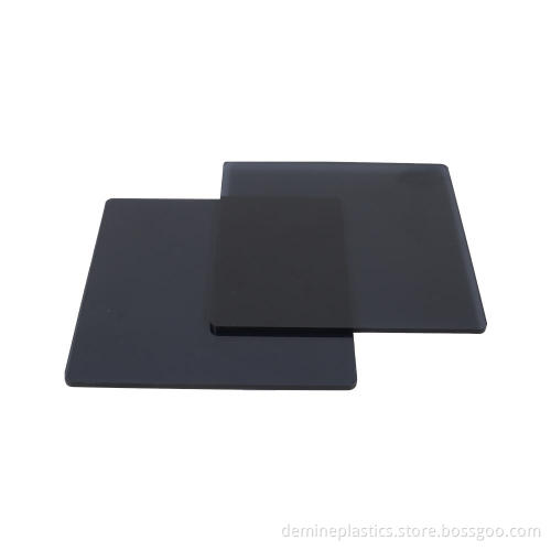 Black solid polycarbonate sheet sheet colored sheet